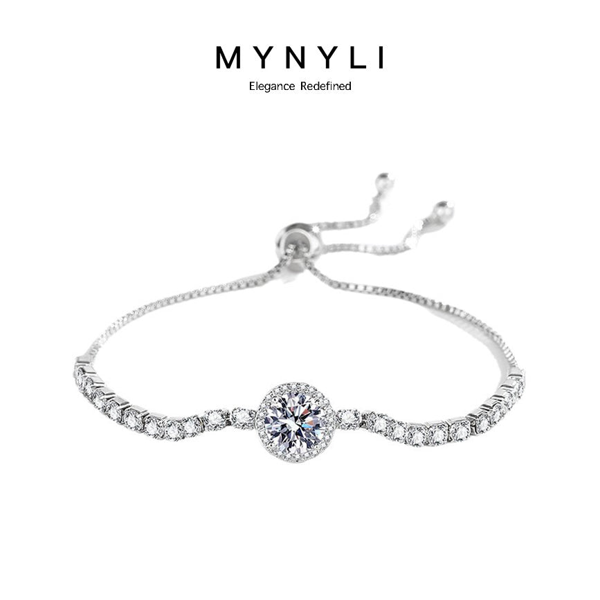 MY NYLI D'Girvia Zirconia Bracelet ( Silver ) - PRE ORDER