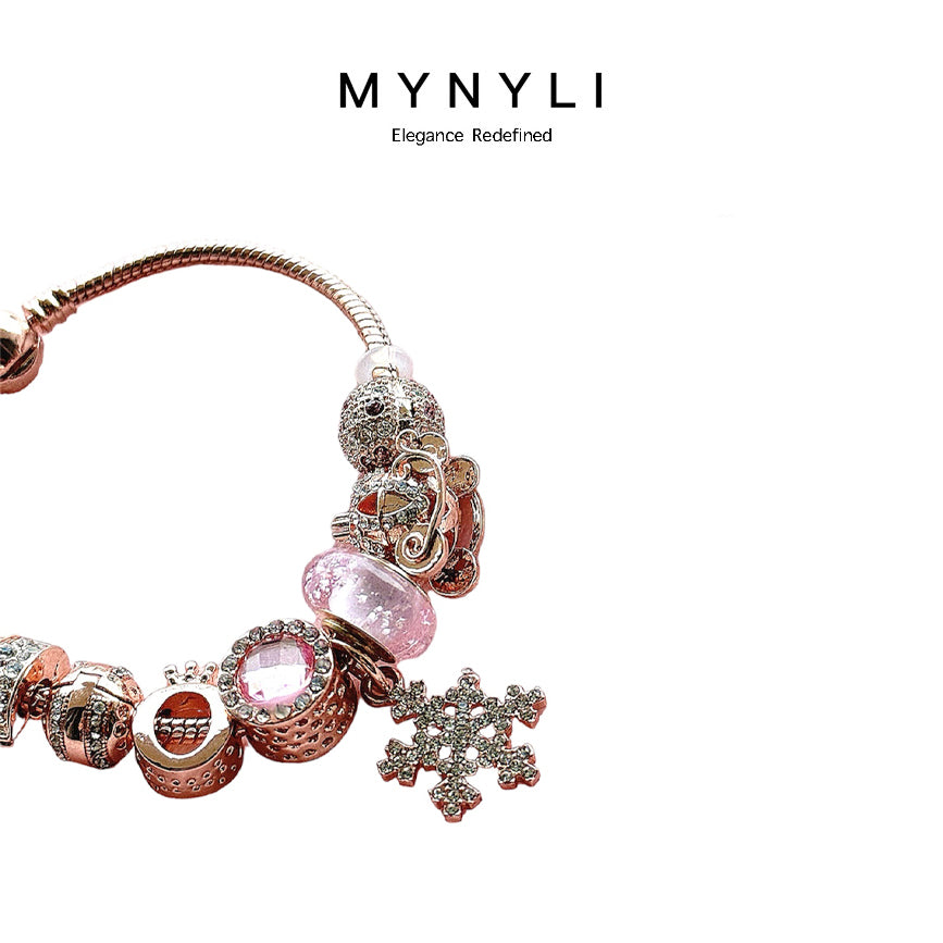 MY NYLI Rose Gold Starry Bracelet