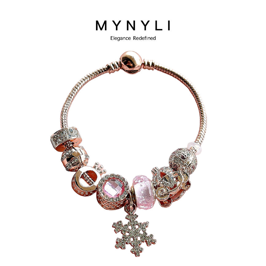 MY NYLI Rose Gold Starry Bracelet